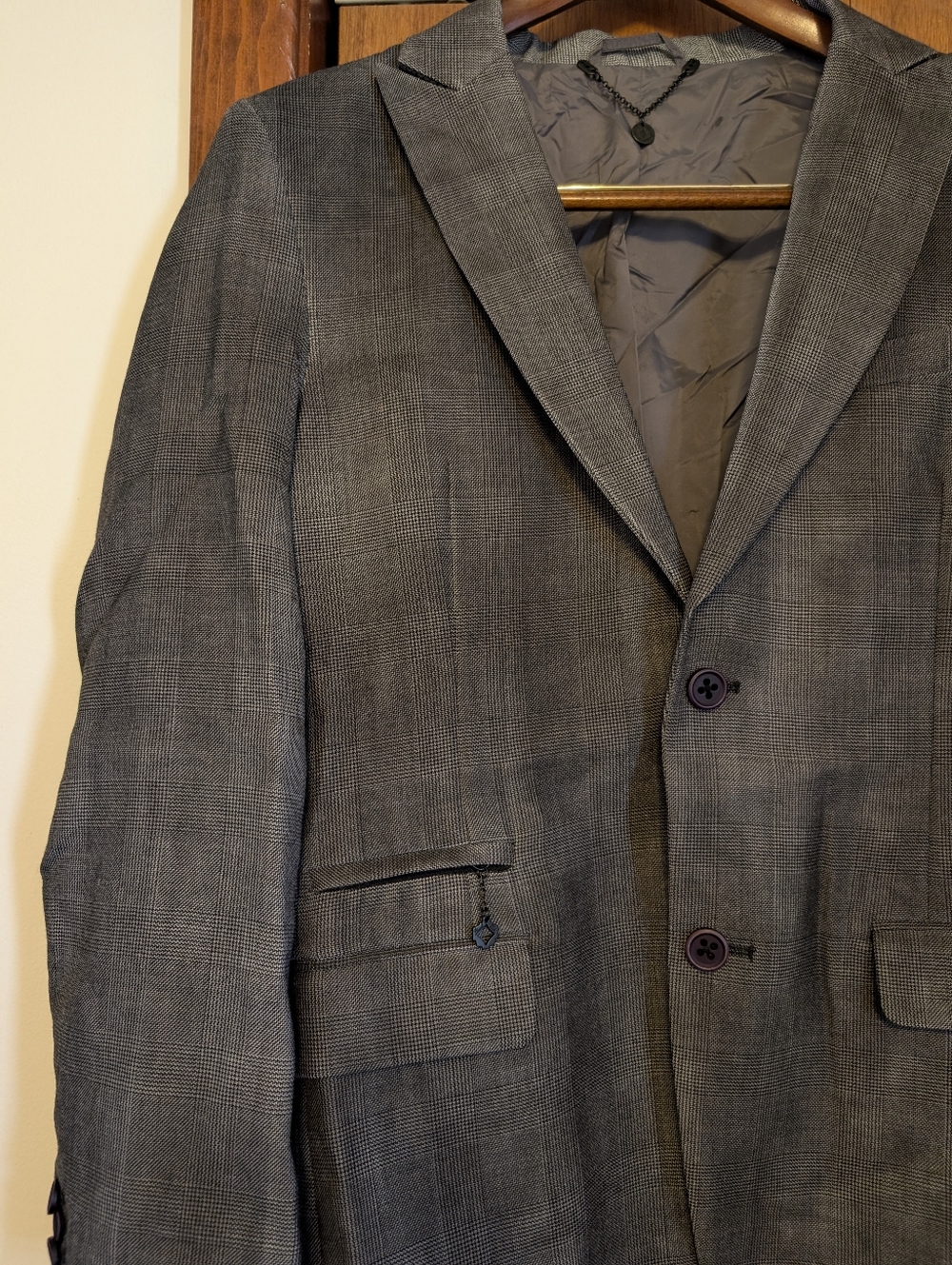 Diesel Grey Dinner Suit Jacket NWOT - Picture 3 of 8